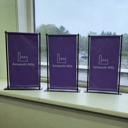 Printed Cyclorama with custom branding